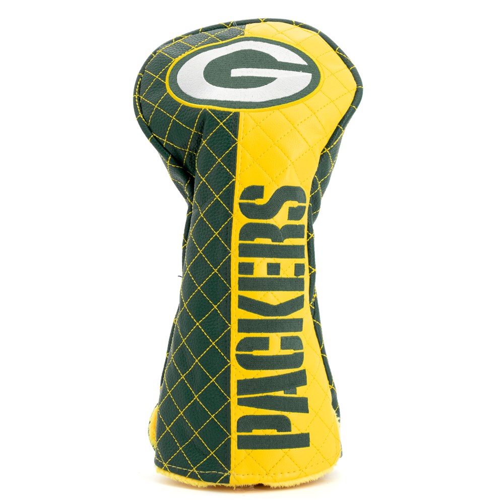 Green Bay Packers Quilted Driver Cover - Split