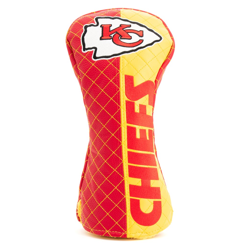 Kansas City Chiefs Quilted Driver Cover - Split