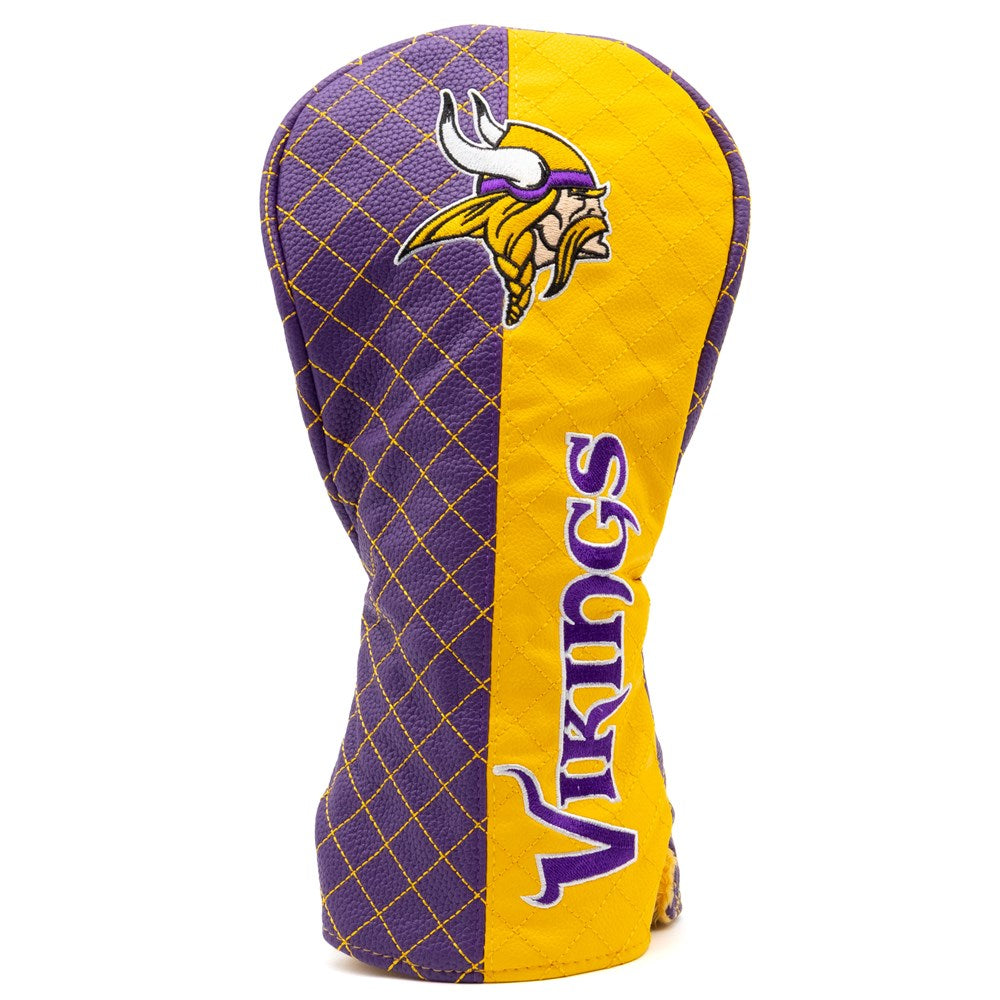 Minnesota Vikings Quilted Driver Cover - Split