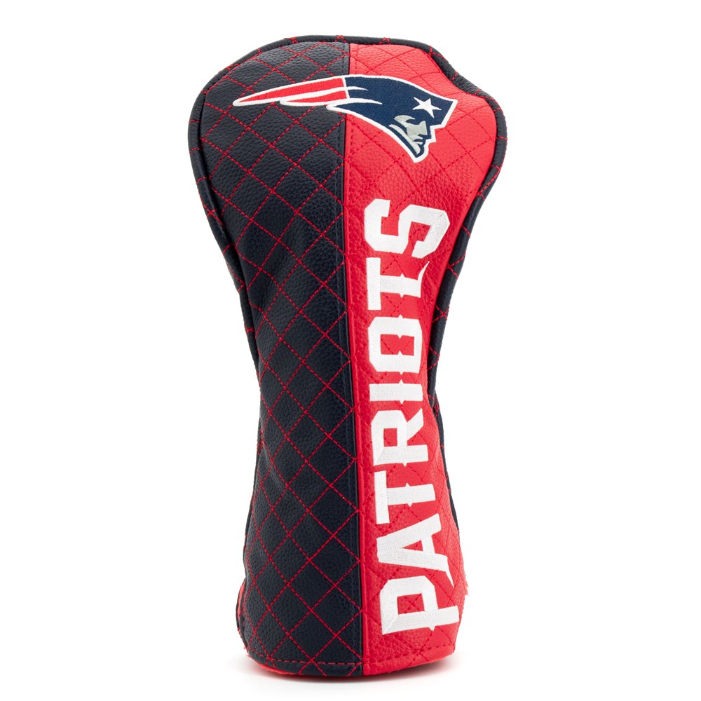 New England Patriots Quilted Driver Cover - Split