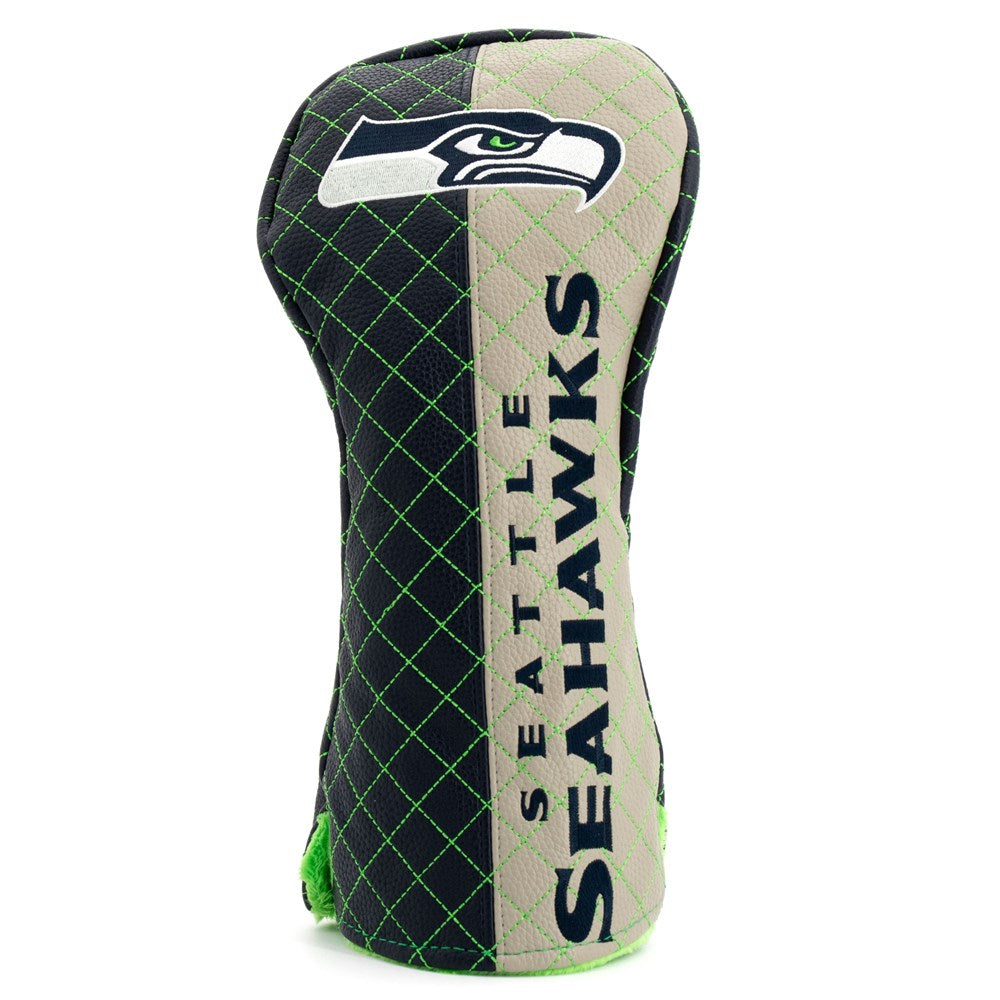 Seattle Seahawks Quilted Driver Cover - Split