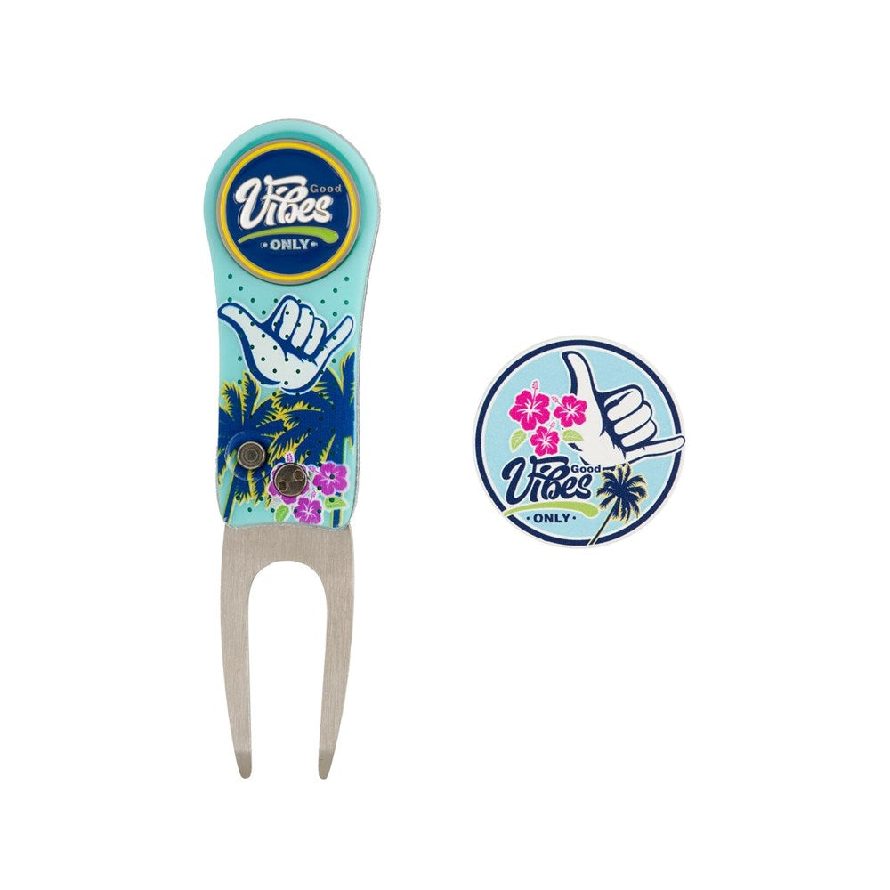Good Vibes Jackknife Tool and Collector Coin Set