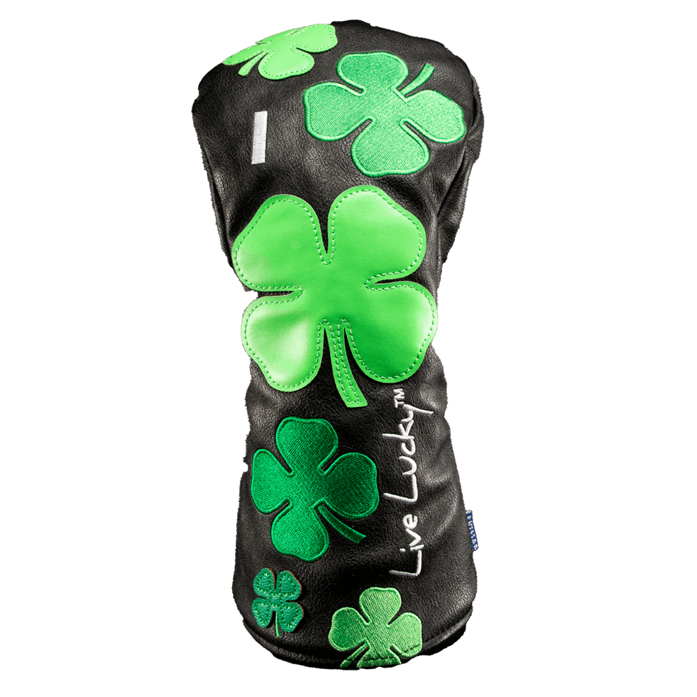 Black Clover Black/Green Clover Driver Cover