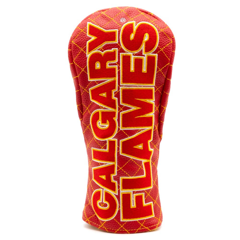 Calgary Flames Quilted Fairway Cover - Solid