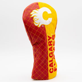 Calgary Flames Quilted Driver Cover - Split