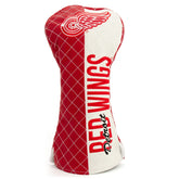 Detroit Red Wings Quilted Driver Cover - Split