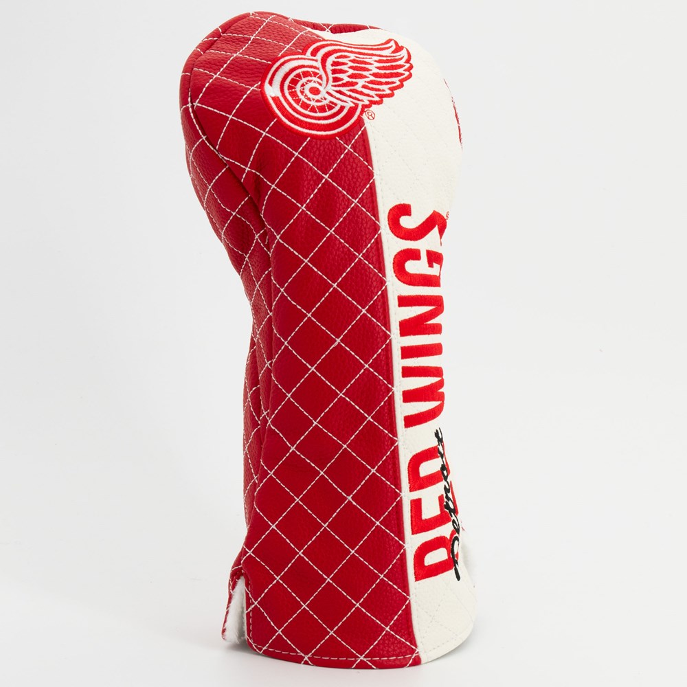 Detroit Red Wings Quilted Driver Cover - Split