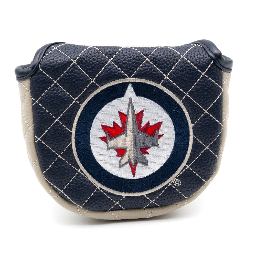 Winnipeg Jets Quilted Mallet Cover - Solid