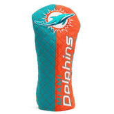 Miami Dolphins Quilted Driver Cover - Split