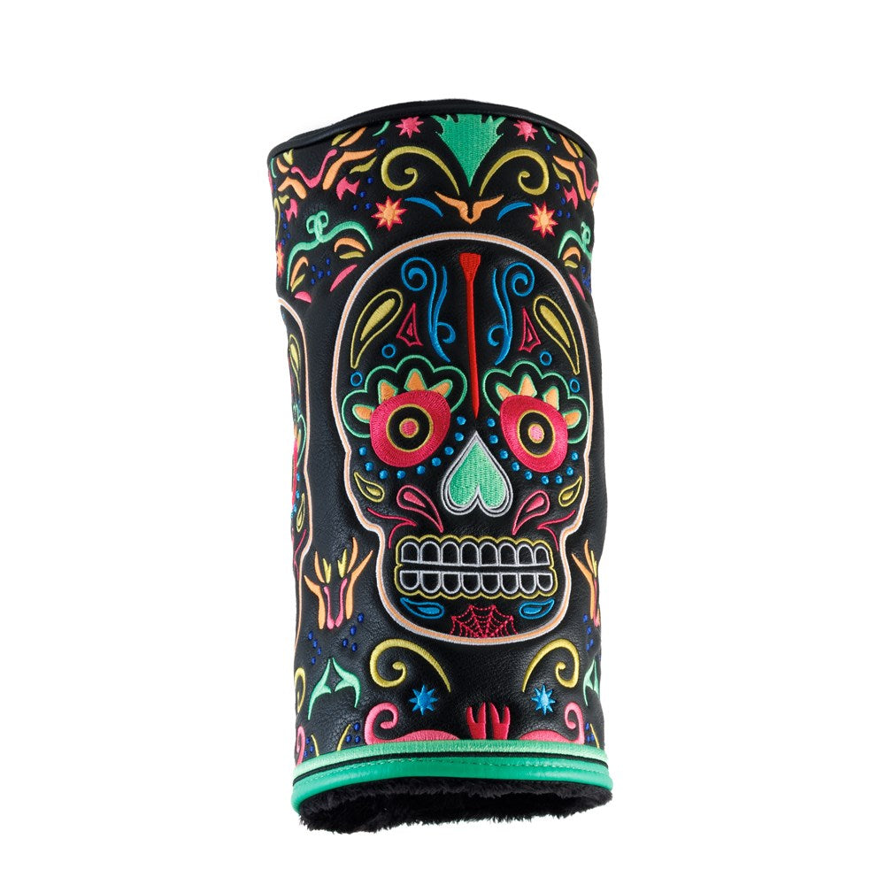 Sugar Skull Neon Barrel Cover