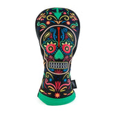Sugar Skull Neon Fairway Cover